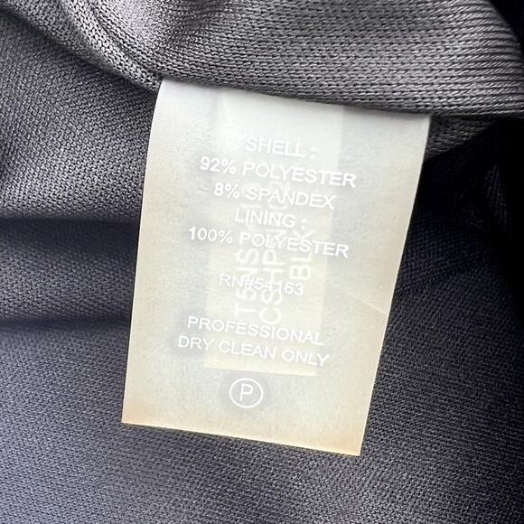 NWT Calvin Klein Black Leopard Print Pencil Skirt- Size 2 Petites - Picture 5 of 5